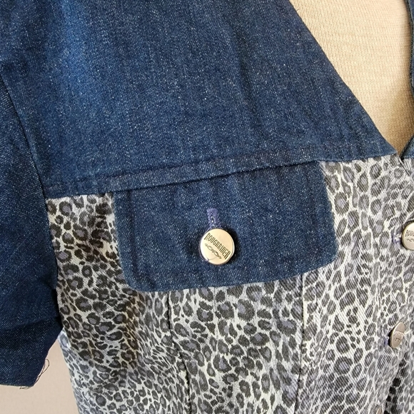 Roughrider Demim Animal Print Top - Picture 3 of 5